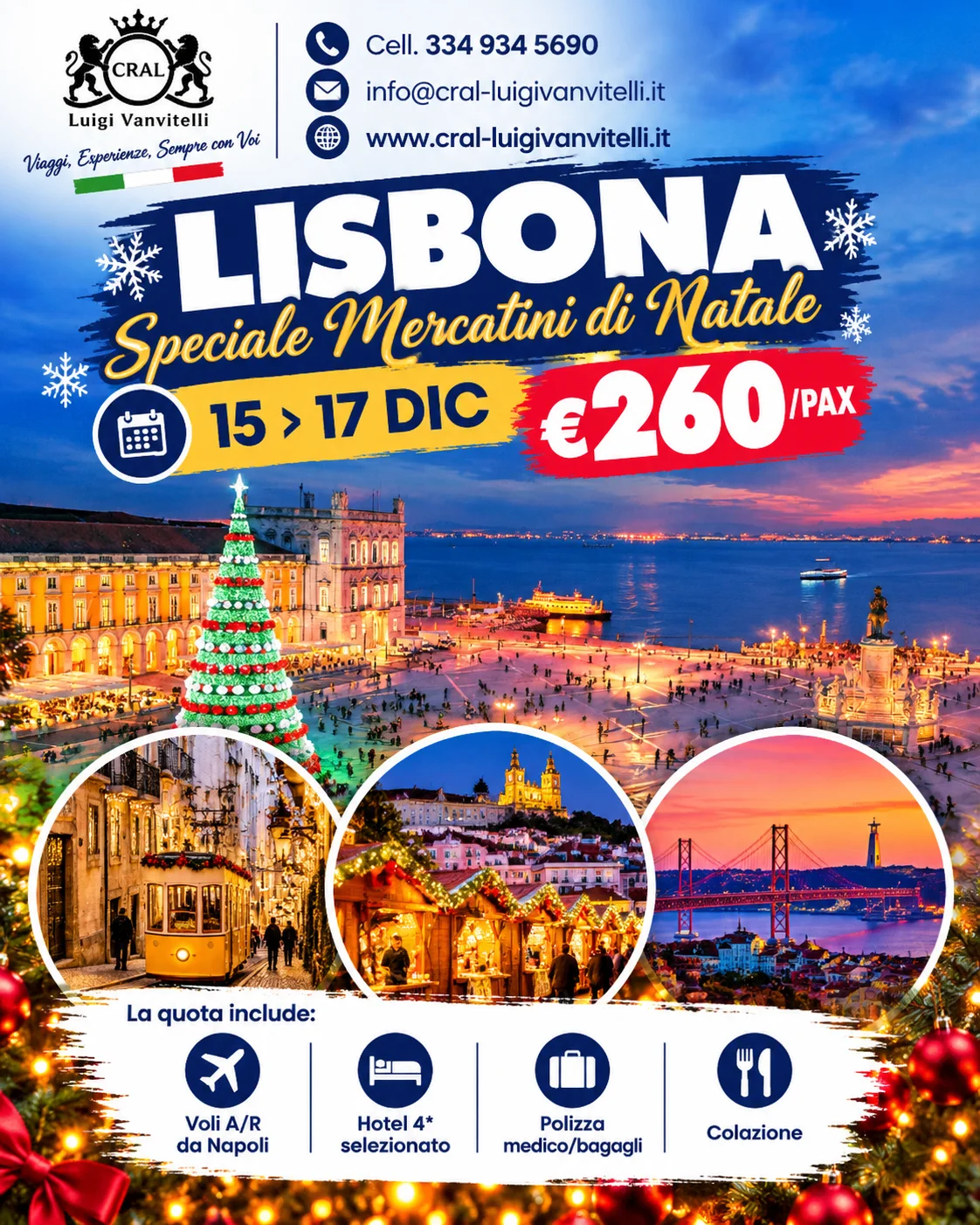 🎄 MERCATINI DI NATALE A LISBONA! 🇵🇹✨