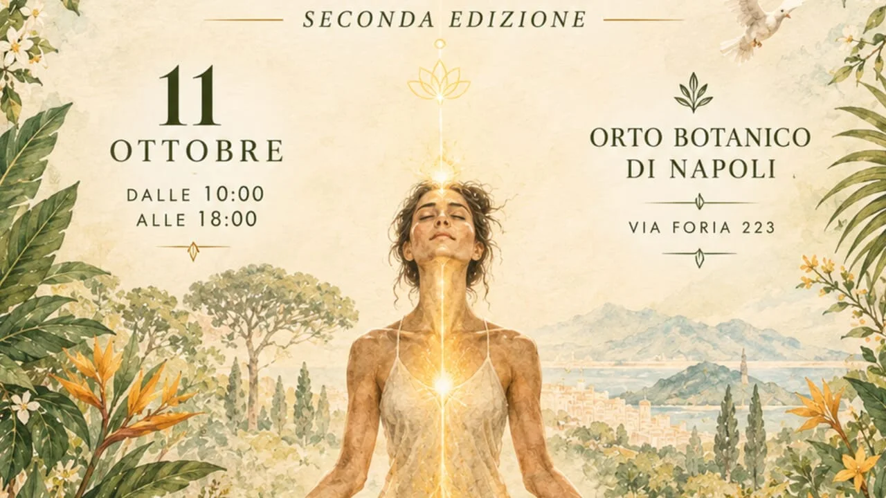🌿 “Radici di Luce” all’Orto Botanico di Napoli: una giornata tra benessere, natura e lettura
