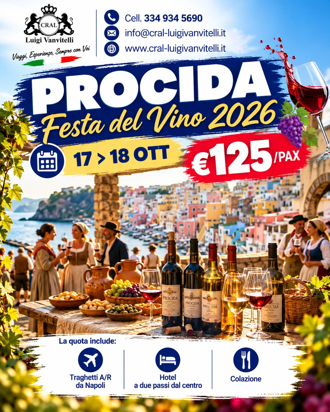 🍷 PROClDA TI ASPETTA! Weekend speciale a soli 125€! 🌊