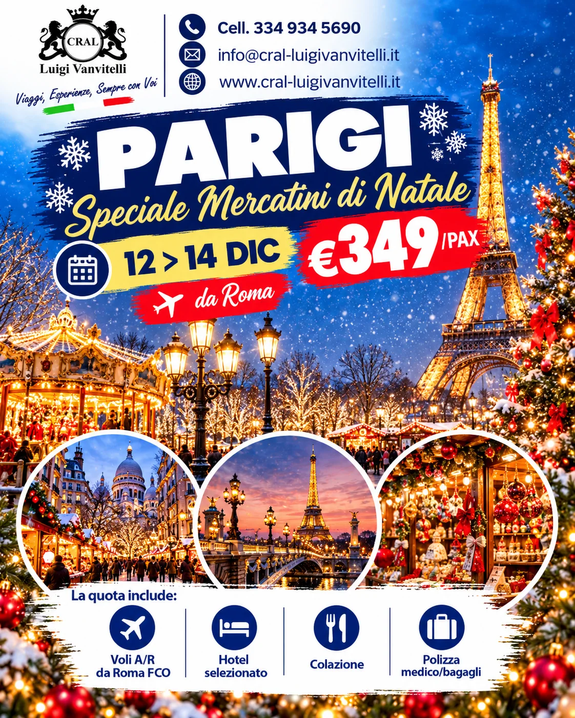 🎁 PARIGI A DICEMBRE DA 349€! ✨