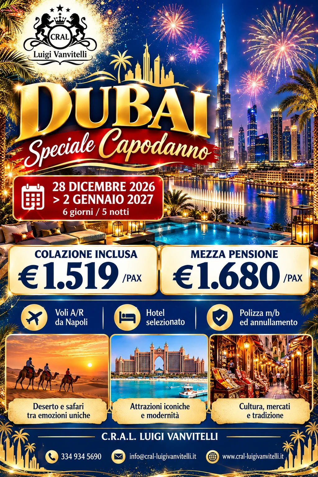 🎃 CAPODANNO A DUBAI: PREZZI DA PAURA!✨